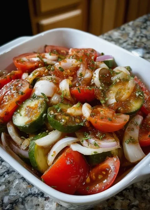 Marinated Cucumbers