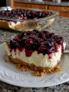 No-Bake Blueberry Cheesecake