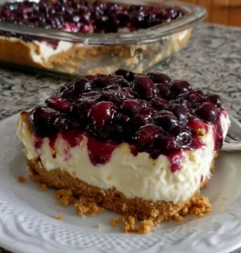 No-Bake Blueberry Cheesecake