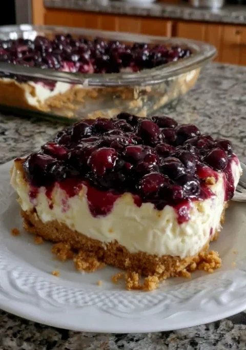 No-Bake Blueberry Cheesecake