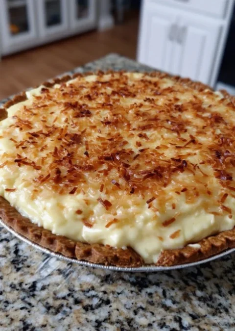 Old Fashioned Coconut Cream Pie