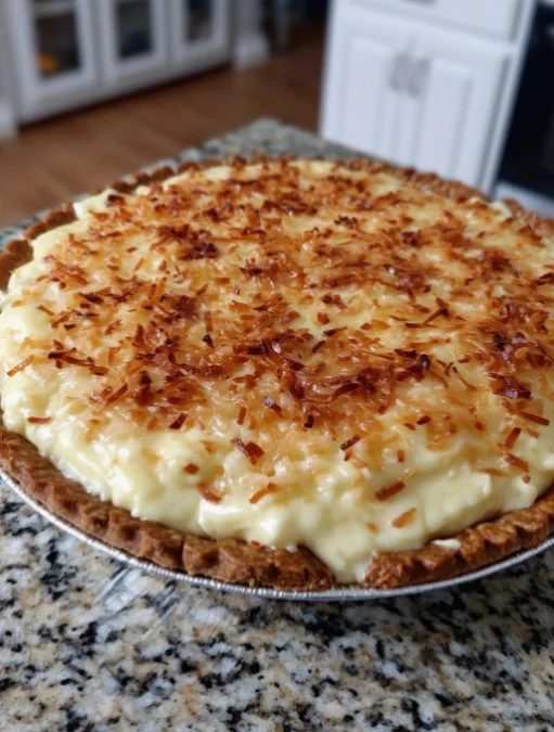 Old Fashioned Coconut Cream Pie