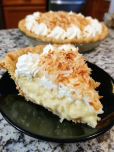 Old Fashioned Coconut Cream Pie
