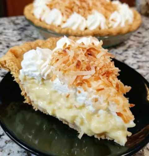 Old Fashioned Coconut Cream Pie