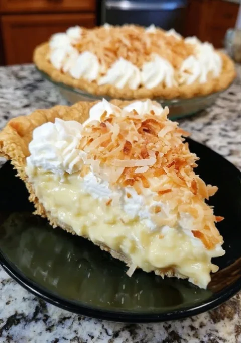 Old Fashioned Coconut Cream Pie