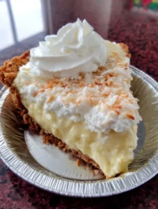 Old Fashioned Coconut Cream Pie