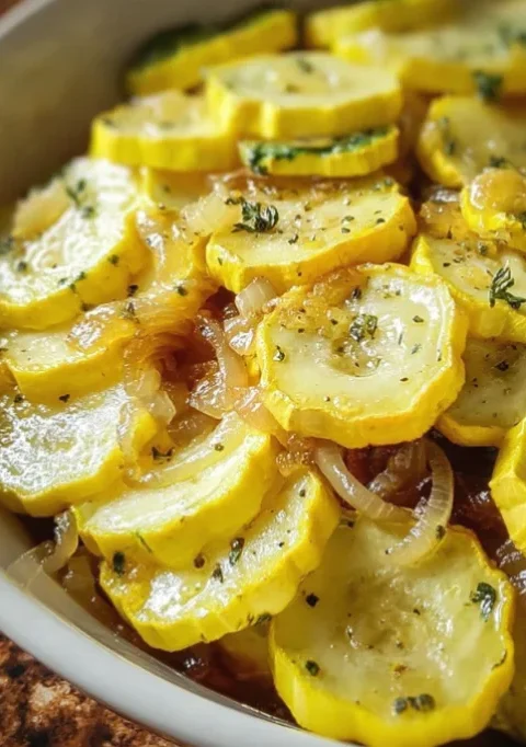 Old School Squash and Onions