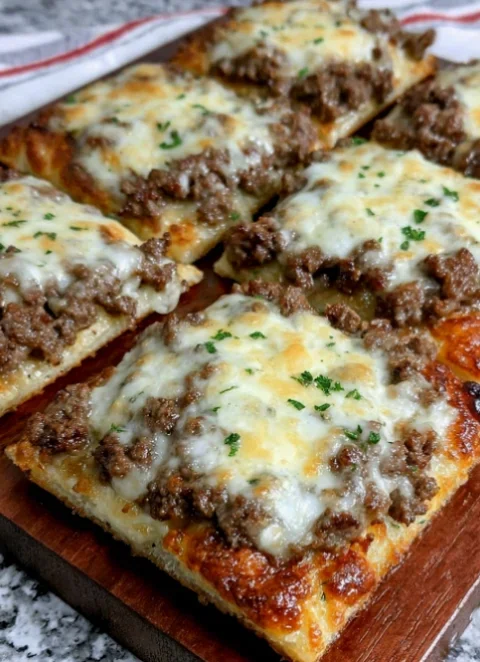 Oven-Baked Beef Flatbread