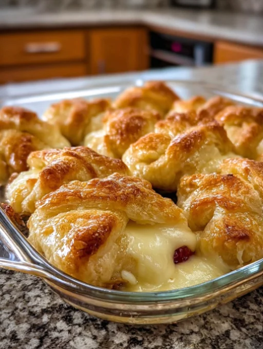 Oven Baked 3-Ingredient Crescent Brie Bites