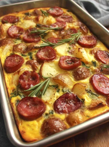 Oven Roasted Sausage and Potatoes