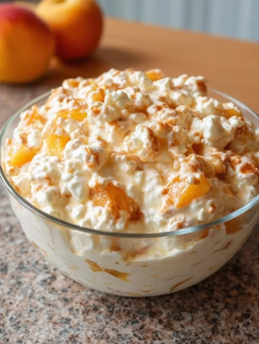 Peach Fluff Salad