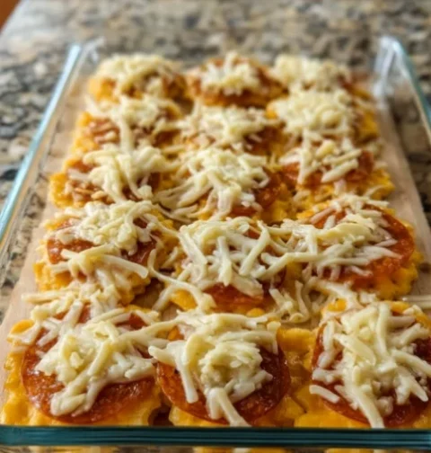 Pepperoni Pizza Crackers