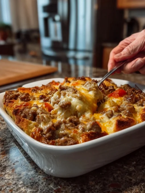 Philly Cheesesteak Casserole