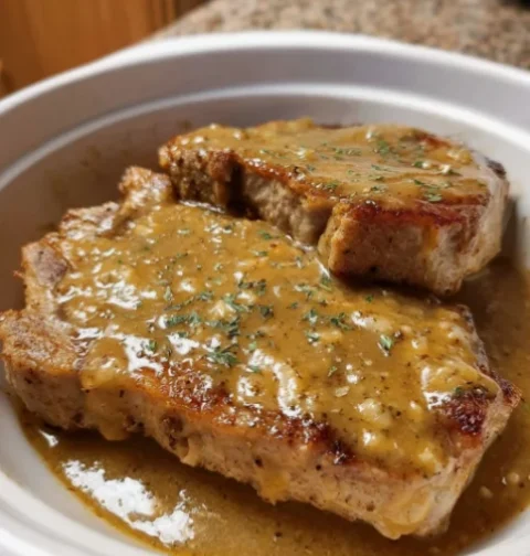 Pork Chops with Gravy