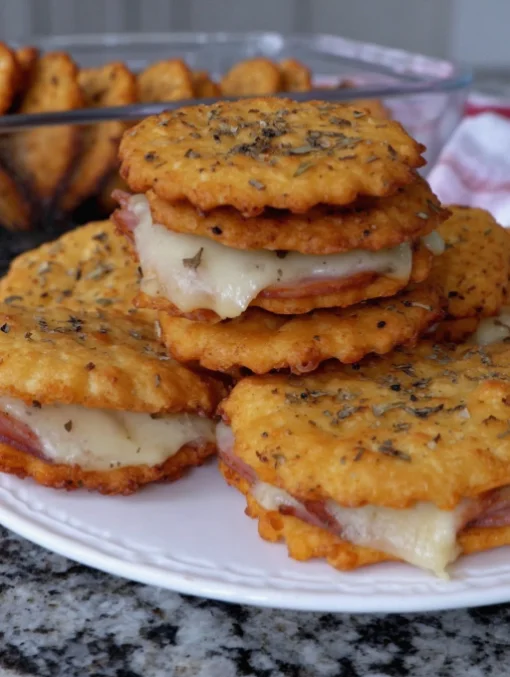 Ritz Cracker Party Sandwiches