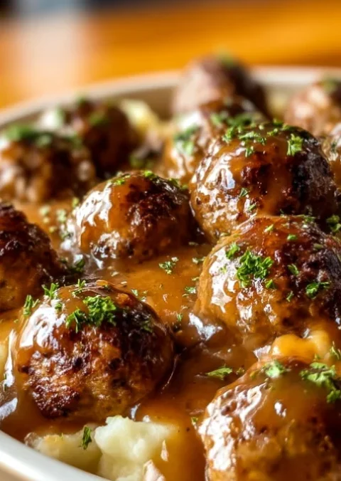 Salisbury Steak Meatballs