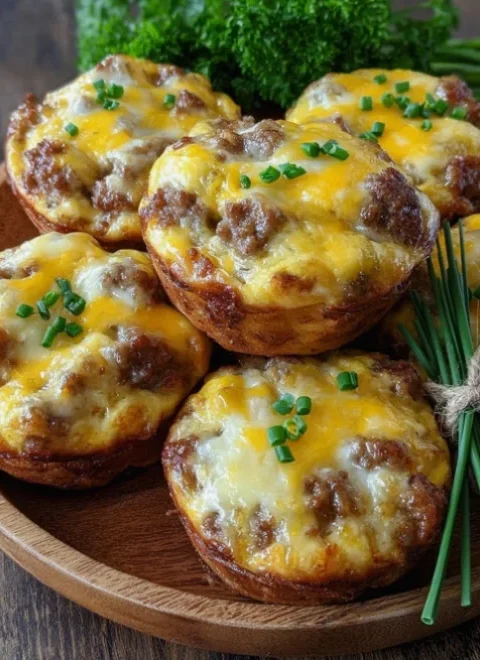 Sausage and Cheese Breakfast Muffins