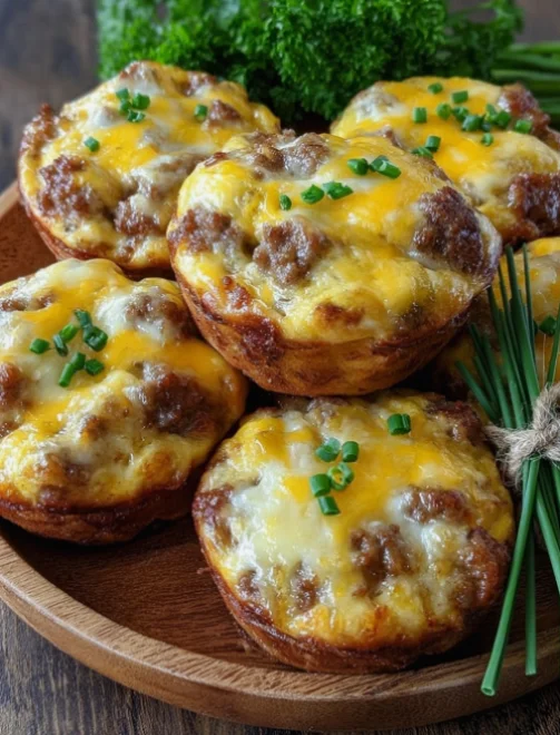 Sausage and Cheese Breakfast Muffins
