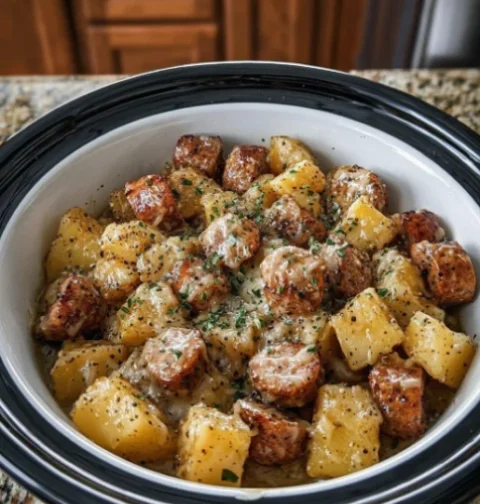 Sausage and Pineapple Casserole