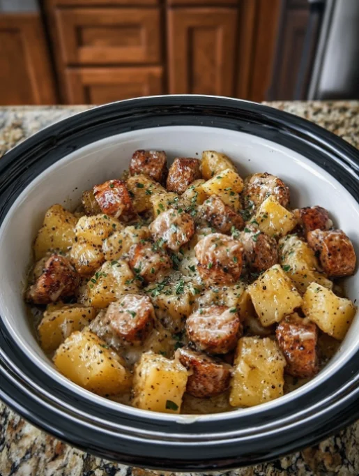 Sausage and Pineapple Casserole