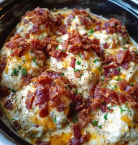 Slow Cooker 3-Ingredient Crack Chicken