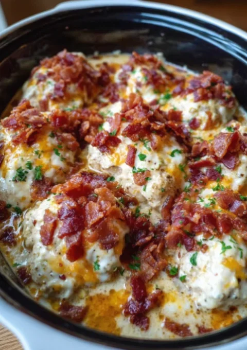 Slow Cooker 3-Ingredient Crack Chicken