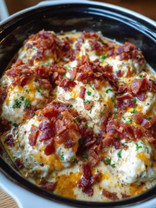 Slow Cooker 3-Ingredient Crack Chicken