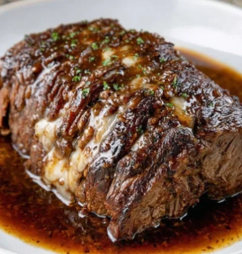 Slow Cooker 3-Ingredient Dark Beer Beef Roast