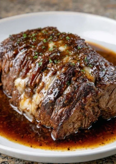 Slow Cooker 3-Ingredient Dark Beer Beef Roast