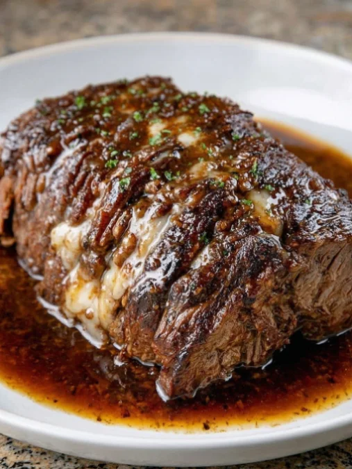 Slow Cooker 3-Ingredient Dark Beer Beef Roast