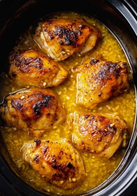 Slow Cooker 3-Ingredient Golden Butter Chicken