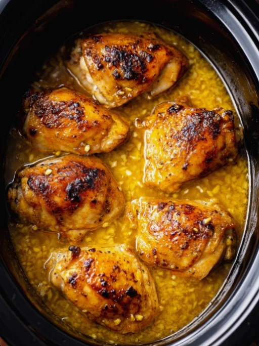 Slow Cooker 3-Ingredient Golden Butter Chicken