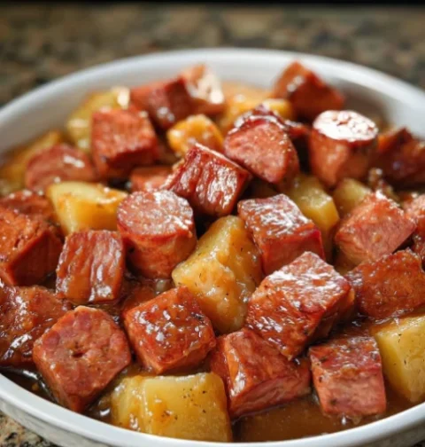 Slow Cooker 3-Ingredient Spam and Potatoes