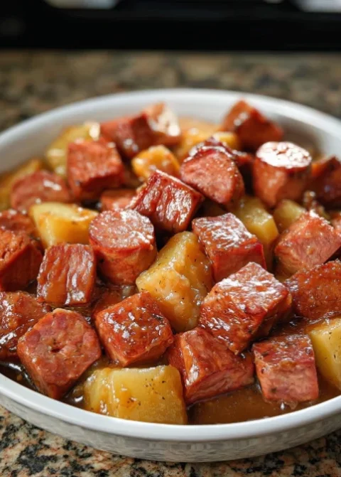Slow Cooker 3-Ingredient Spam and Potatoes