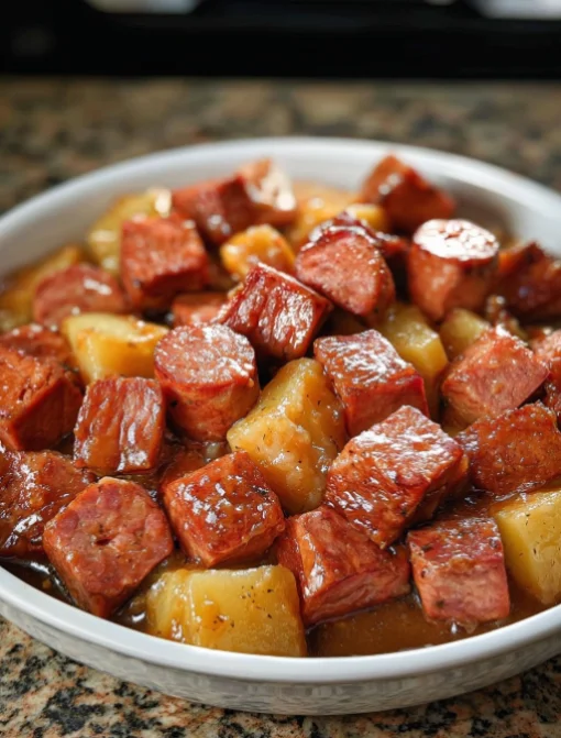 Slow Cooker 3-Ingredient Spam and Potatoes
