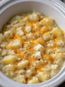 Slow Cooker 4-Ingredient Creamy Potato Soup