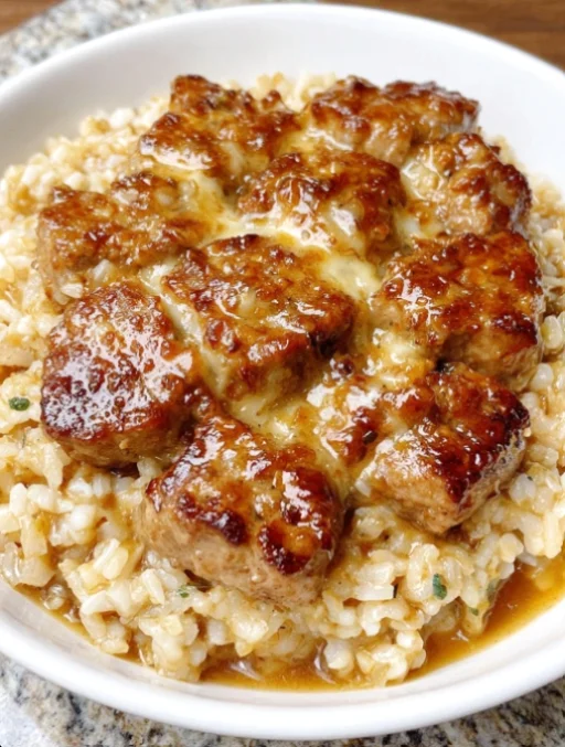 Slow Cooker 4-Ingredient Pork and Rice