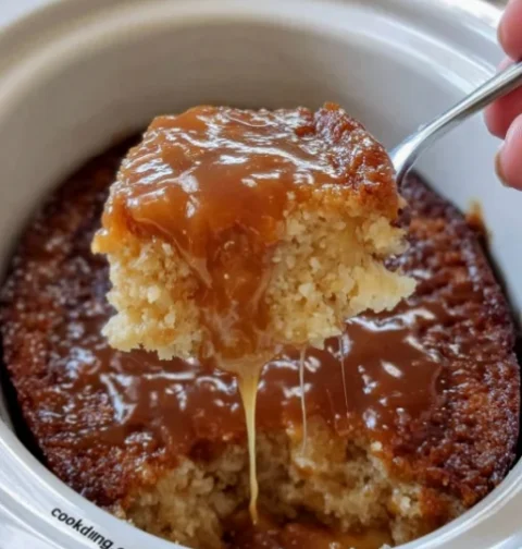 Slow Cooker Butterscotch Pudding Cake