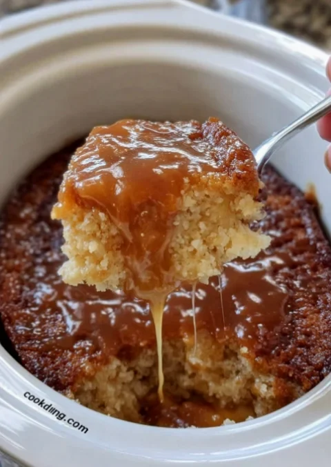 Slow Cooker Butterscotch Pudding Cake
