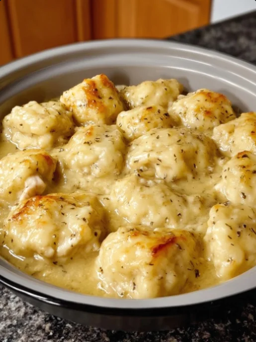 Slow Cooker Chicken and Dumplings