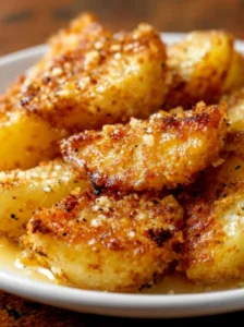 Slow Cooker Parmesan Crusted Potatoes