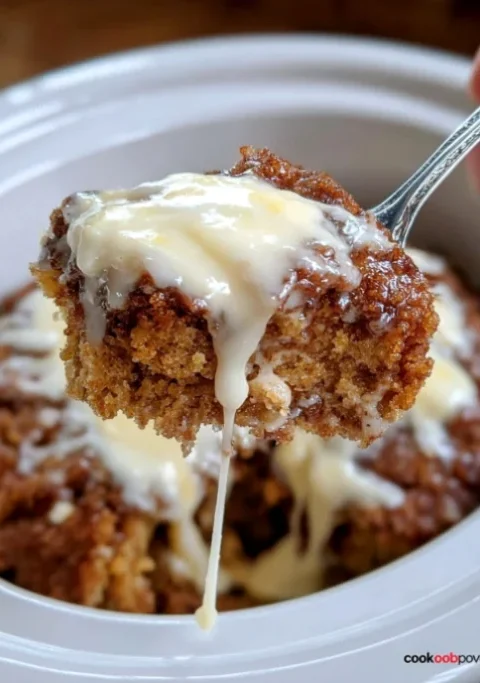 Slow Cooker Root Beer Float Cake