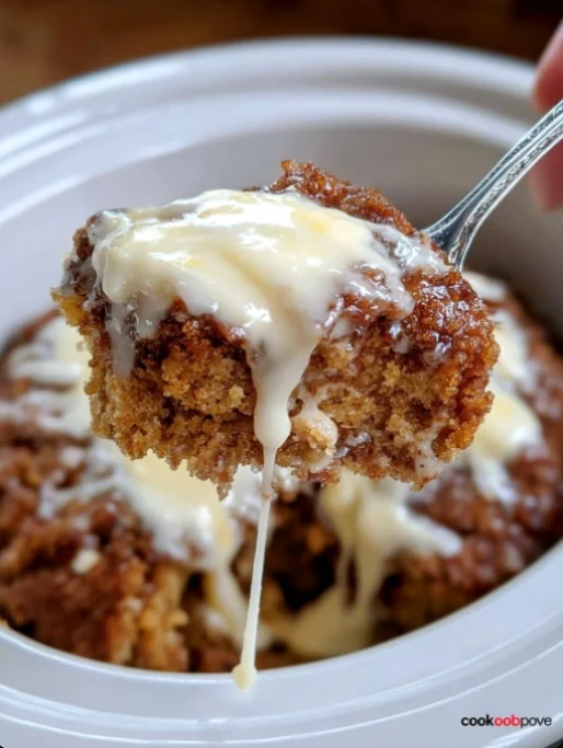 Slow Cooker Root Beer Float Cake
