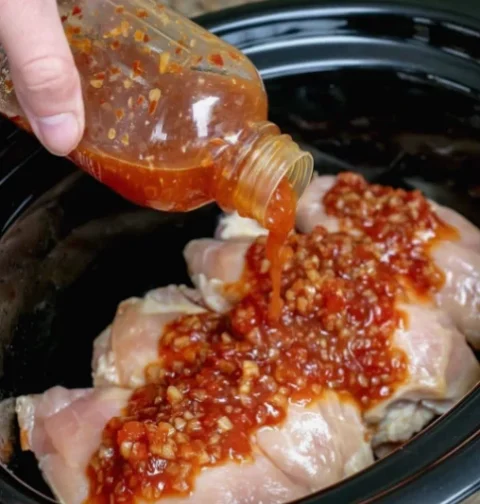 slow cooker sweet chili chicken