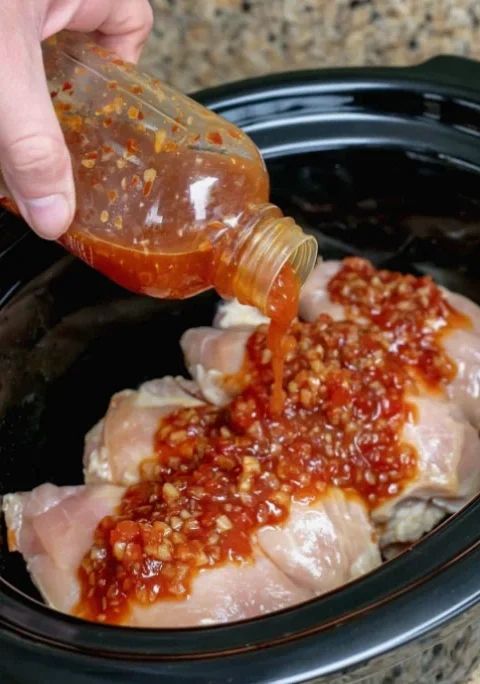 slow cooker sweet chili chicken