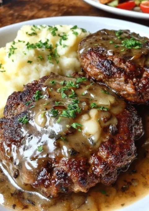 Smothered Hamburger Steak