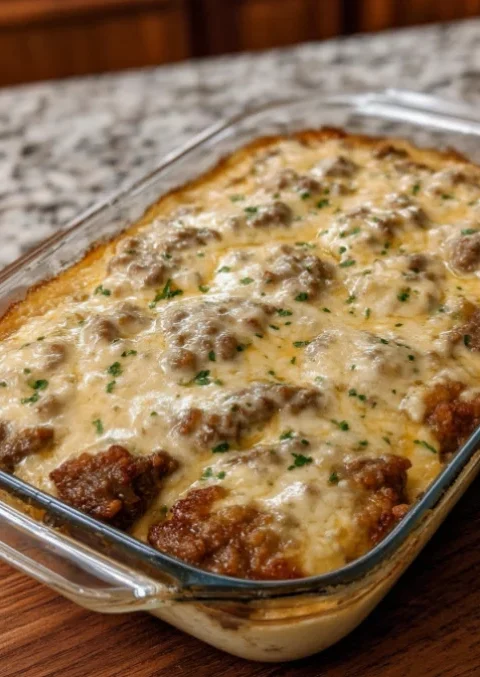 sour cream steak bake