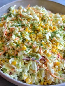 Spicy Corn Slaw