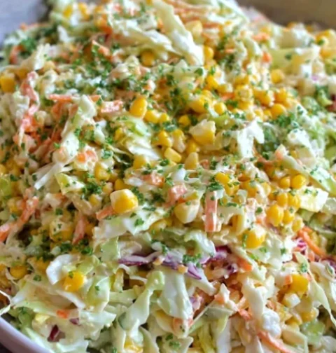 Spicy Corn Slaw