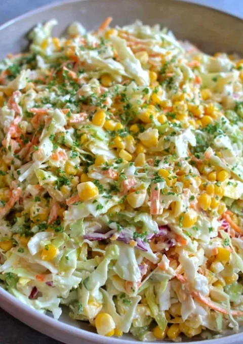 Spicy Corn Slaw